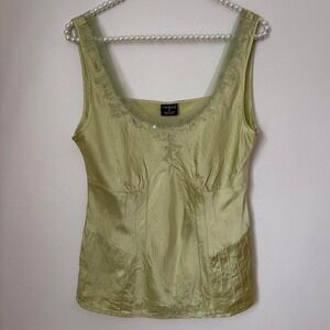 Fairy Pastel Green Silk Camisole